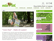 Tablet Screenshot of meinpark.info